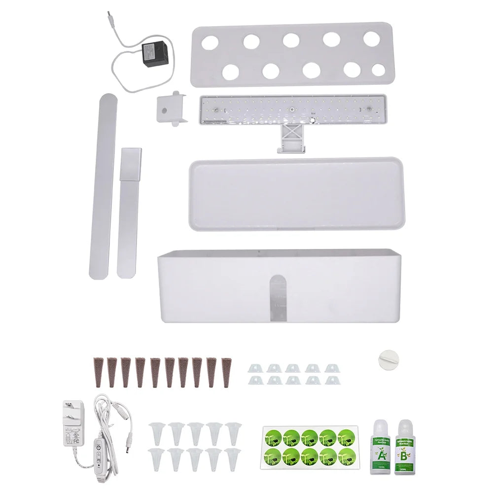 9 Pods Hydroponic Growing System with Grow Lights V4527