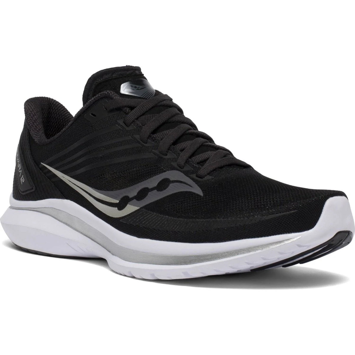 Black Silver Running Shoes Q676843