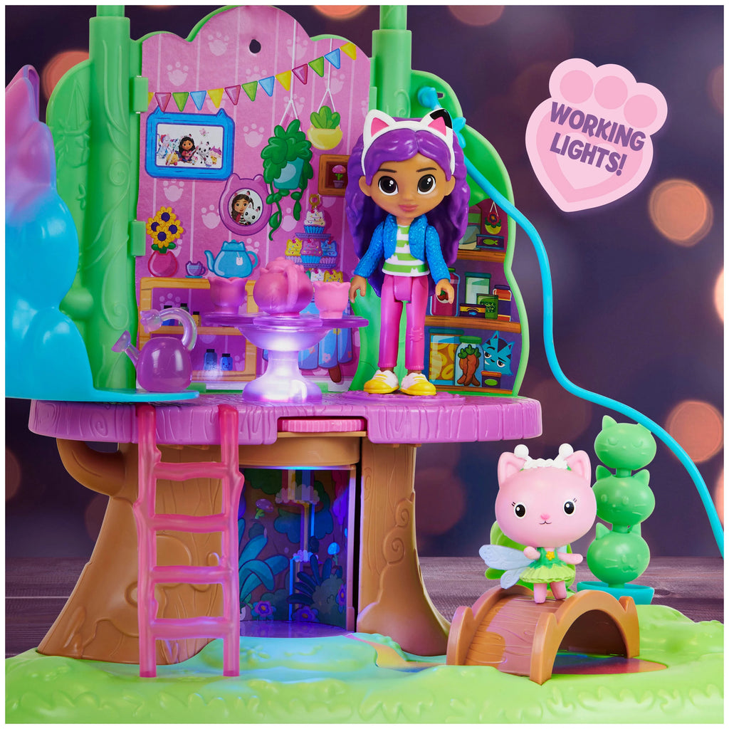 Transforming Garden Treehouse Set with 2 Figures O23393