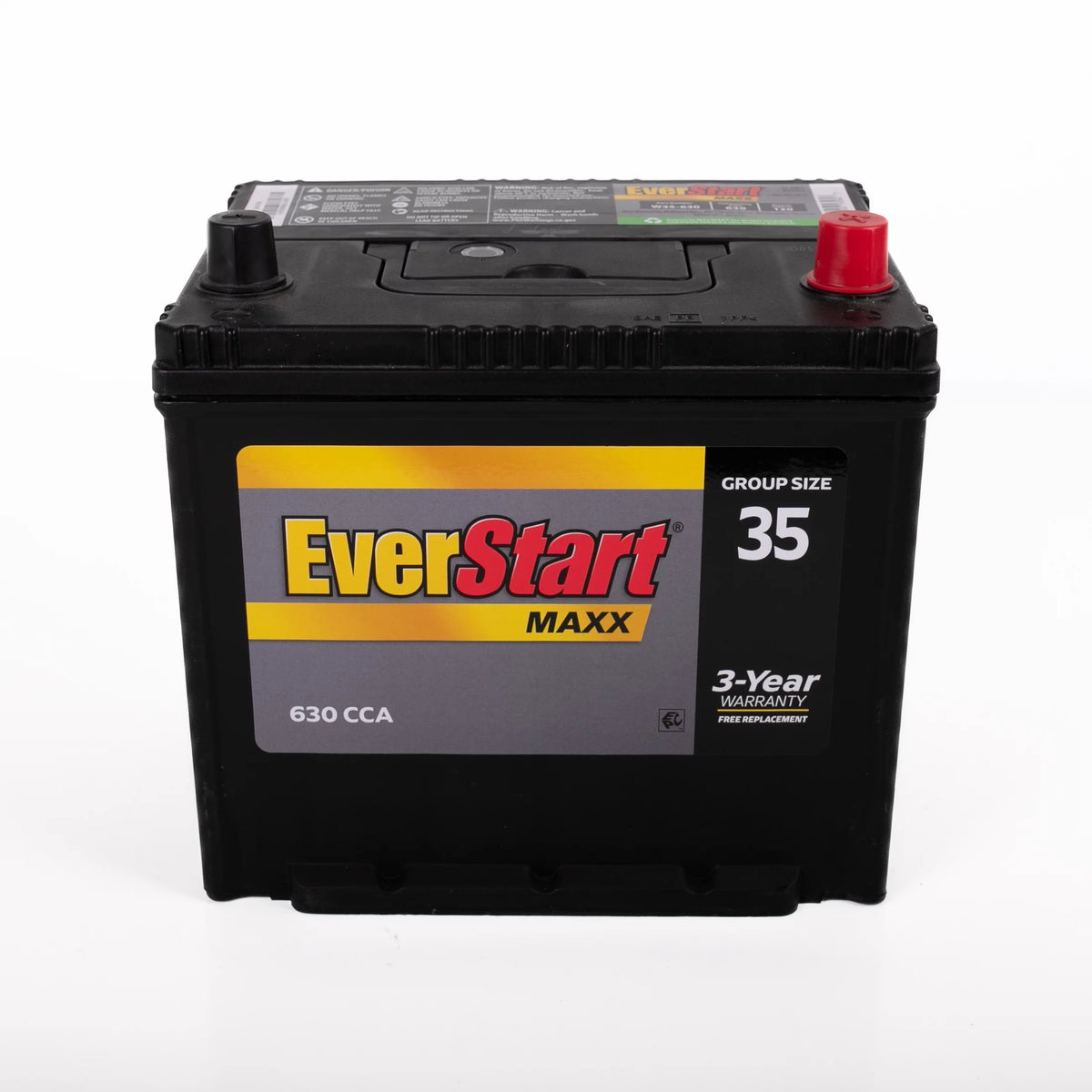 Lead Acid Automotive Battery Group Size 35N 12 Volt 640 CCA J5228