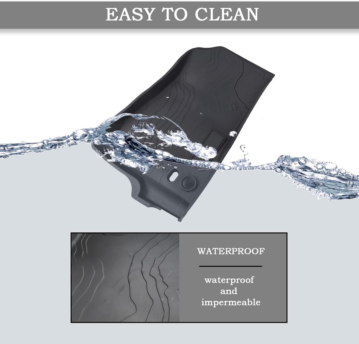 Front and Back TPE Floor Mats Pack of 2 Y999