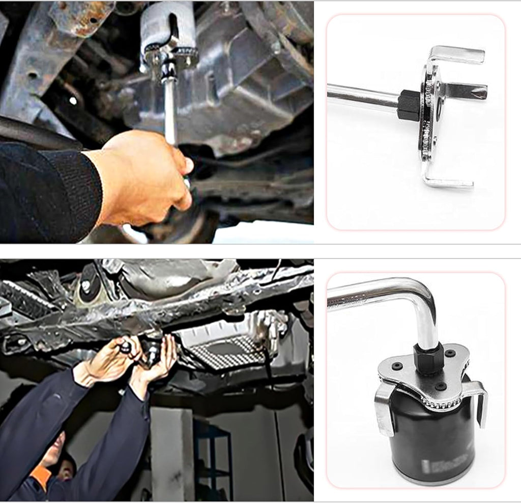 3 Jaw 2 Way Adjustable Oil Filter Wrench Tool D8801
