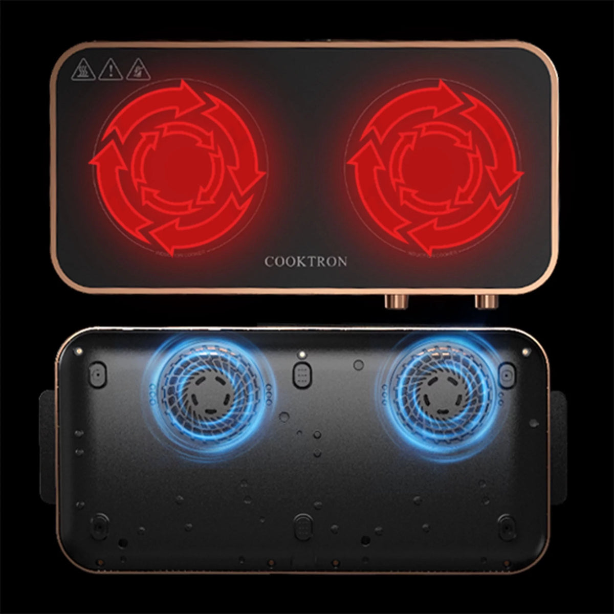 Portable Induction Cooktop Electric Stove & Cast Iron Griddle N6420