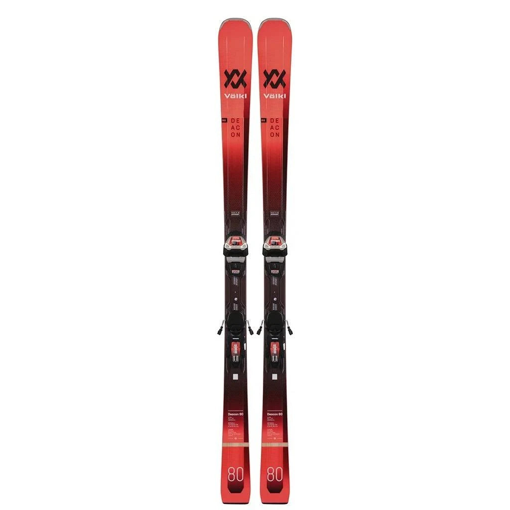 2021 Volkl Deacon 80 Skis with Lowride XL 13 FR Bindings - 182 G781206