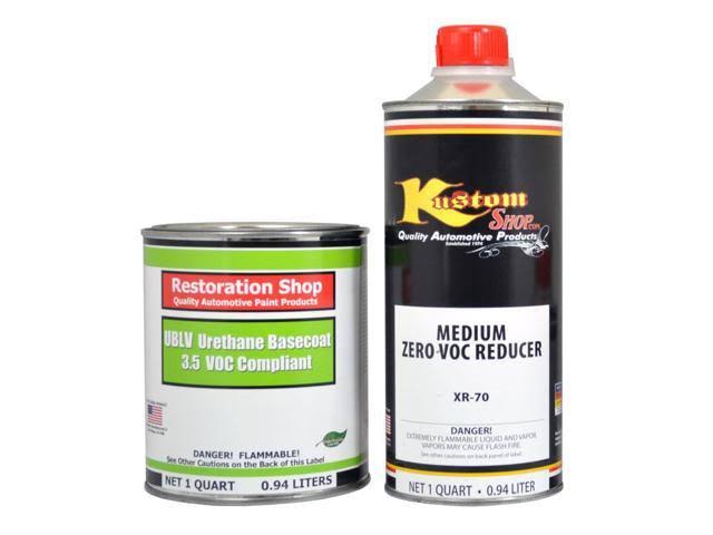 Aquamarine Firemist Quart Low VOC Urethane Basecoat Auto Body Paint Kit M810821