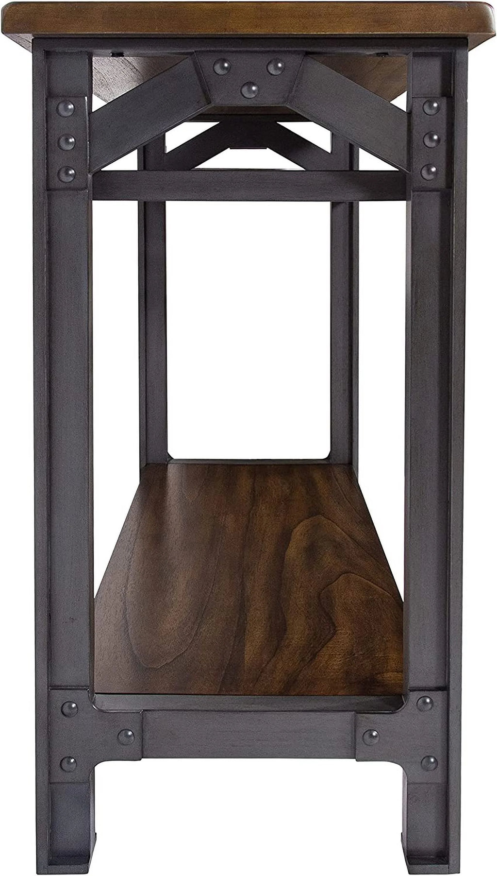 Console Table Graphite Grey Brown H2967