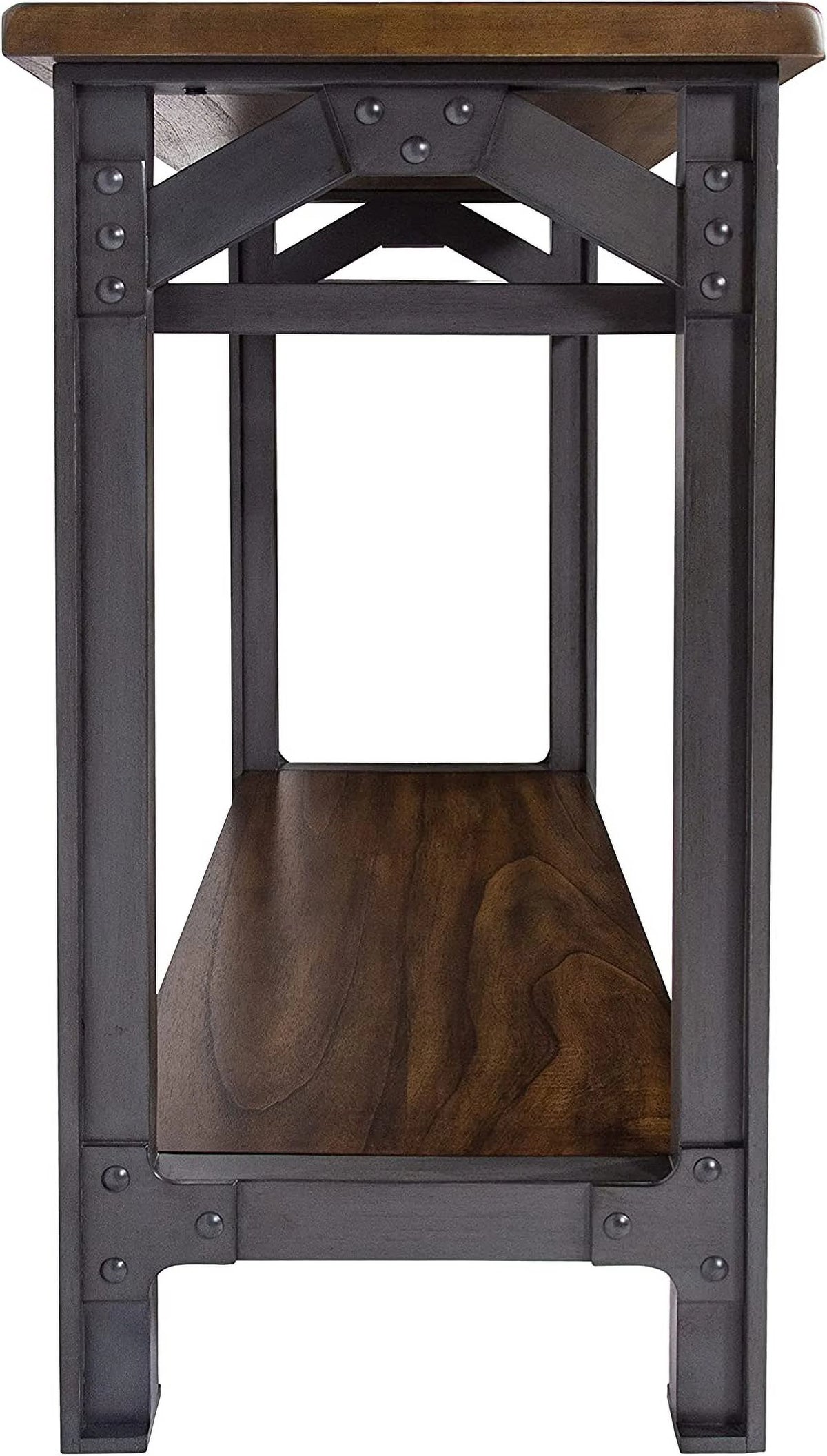 Console Table Graphite Grey Brown H2967