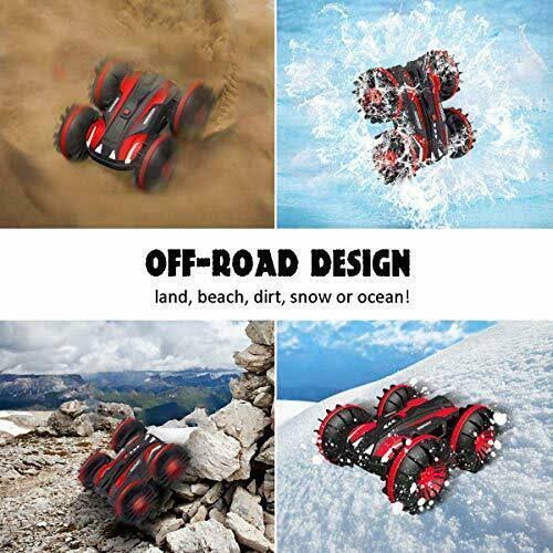 Toy Cars Amphibious RC Car 2.4 GHz Red D233