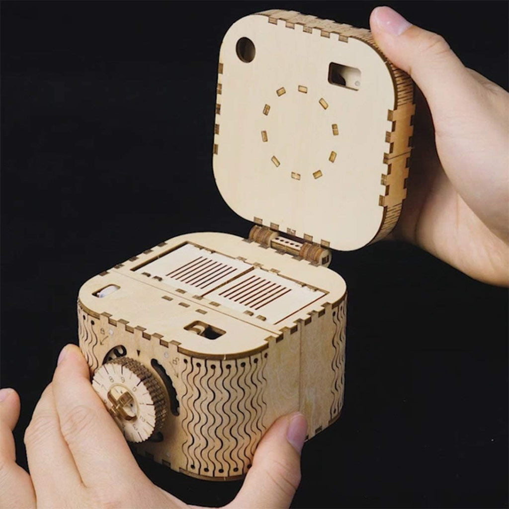 3D Wooden Puzzles Marble Run Kit Treasure Box Pack of 2 Y6958
