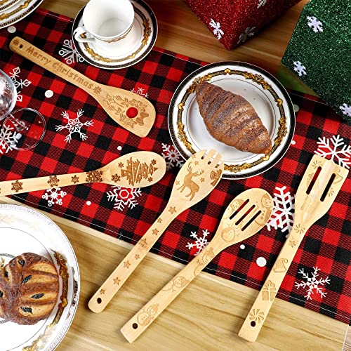 10 Piece Wooden Christmas Kitchen Utensils R635806