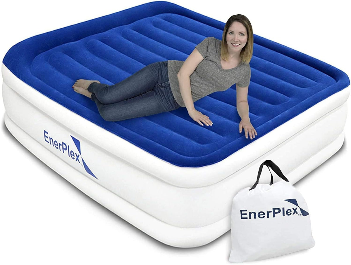 Queen Air Mattress with Built-in Dual Pump I9686
