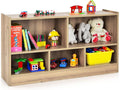 Kids 5-Section Wooden Toy Storage Organizer D230