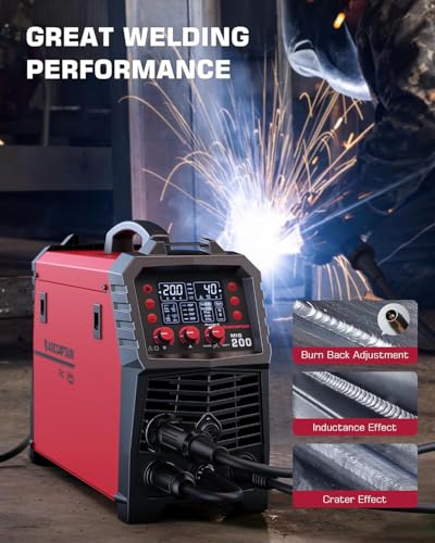 200Amp 6 in 1 Multi Process Welding Machine with LED Digital Display H59690