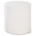 Concrete Accent Table in Ebony White F43590