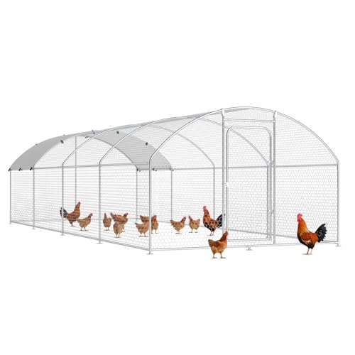 Large Metal Chicken Coop with Anti-UV Cover R3444