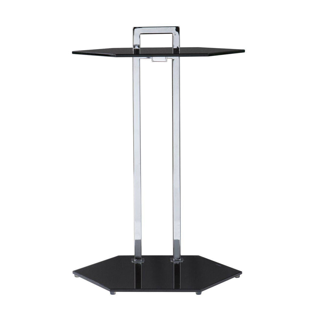 Black and Chrome Side Table V429210