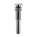 Brushed Nickel Vessel Pop-Up Drain L5780