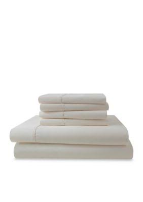 California King Ivory Sheet Set P4354