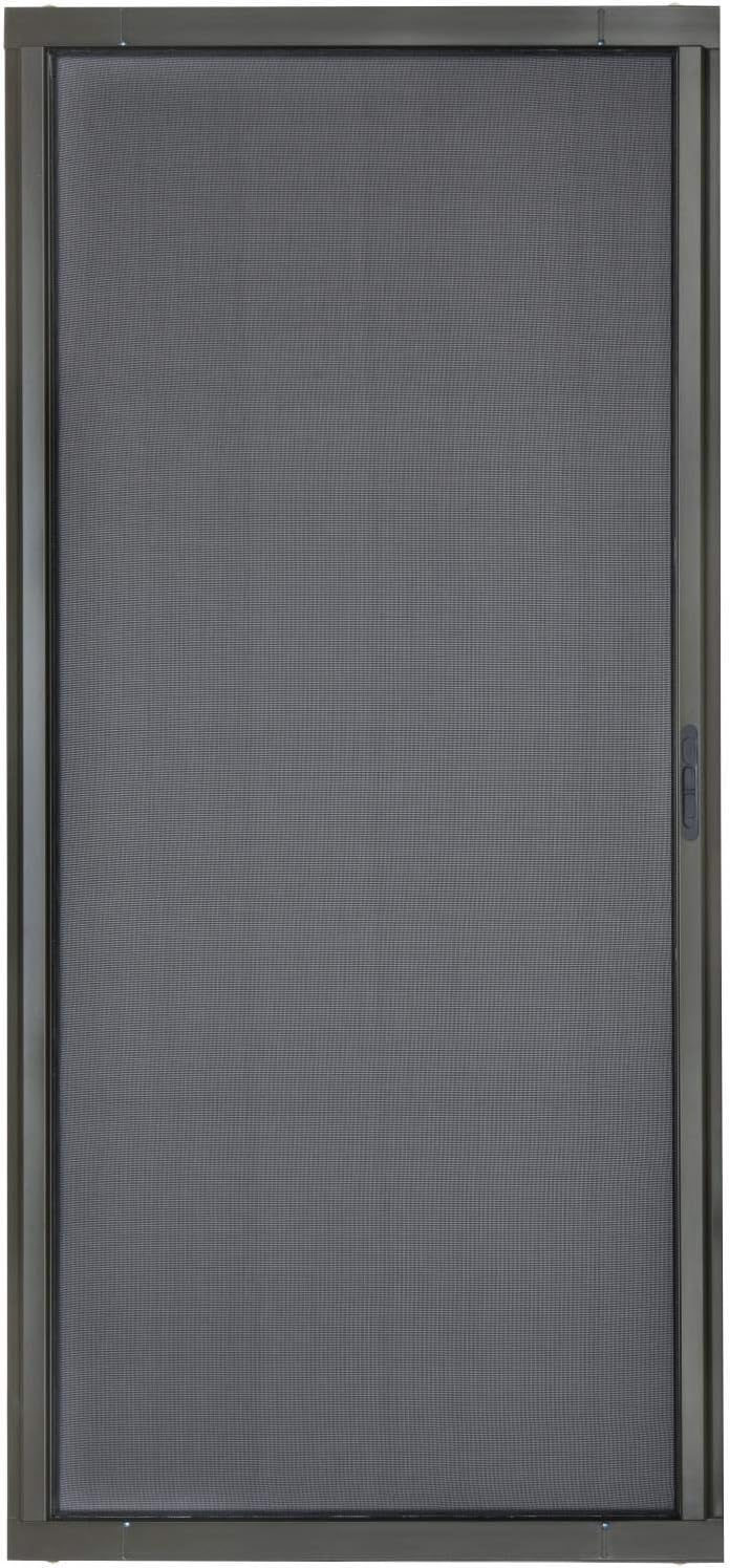 Heavy Duty Aluminum Sliding Patio Screen Door Kit 36"x96" Bronze 2.5" Frame P942