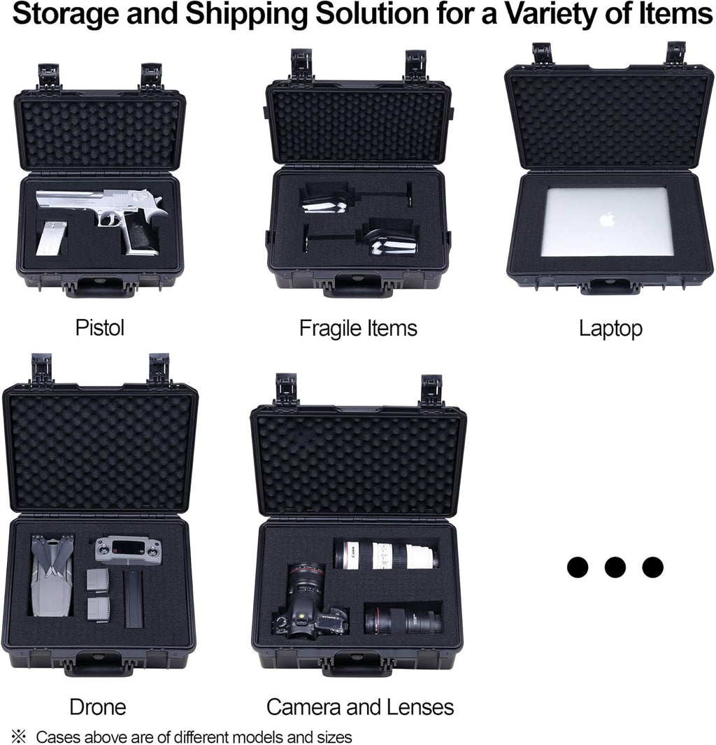Waterproof Hard Case with Customizable Foam Insert V70277