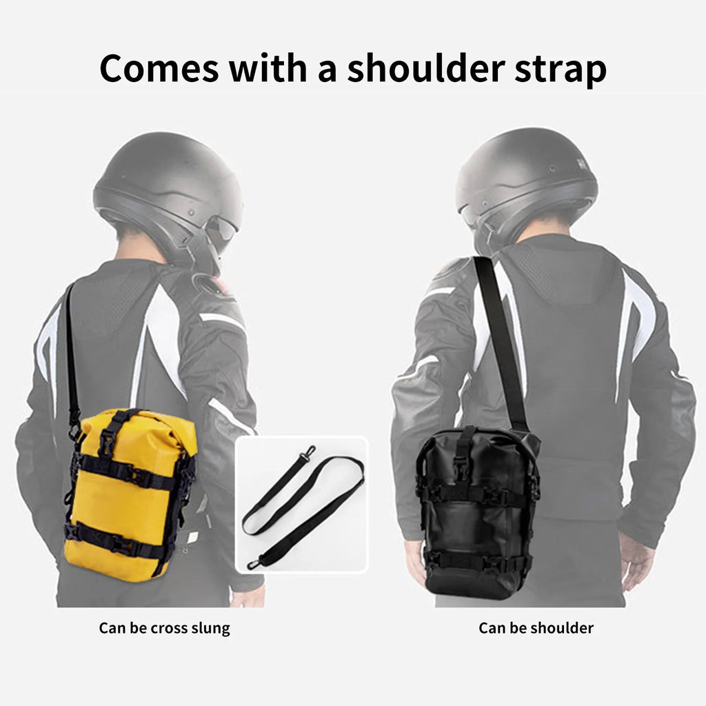 Motorcycle Frame Bag Motorbike Side Bag Full Waterproof 8L Motorcycle Bag O103