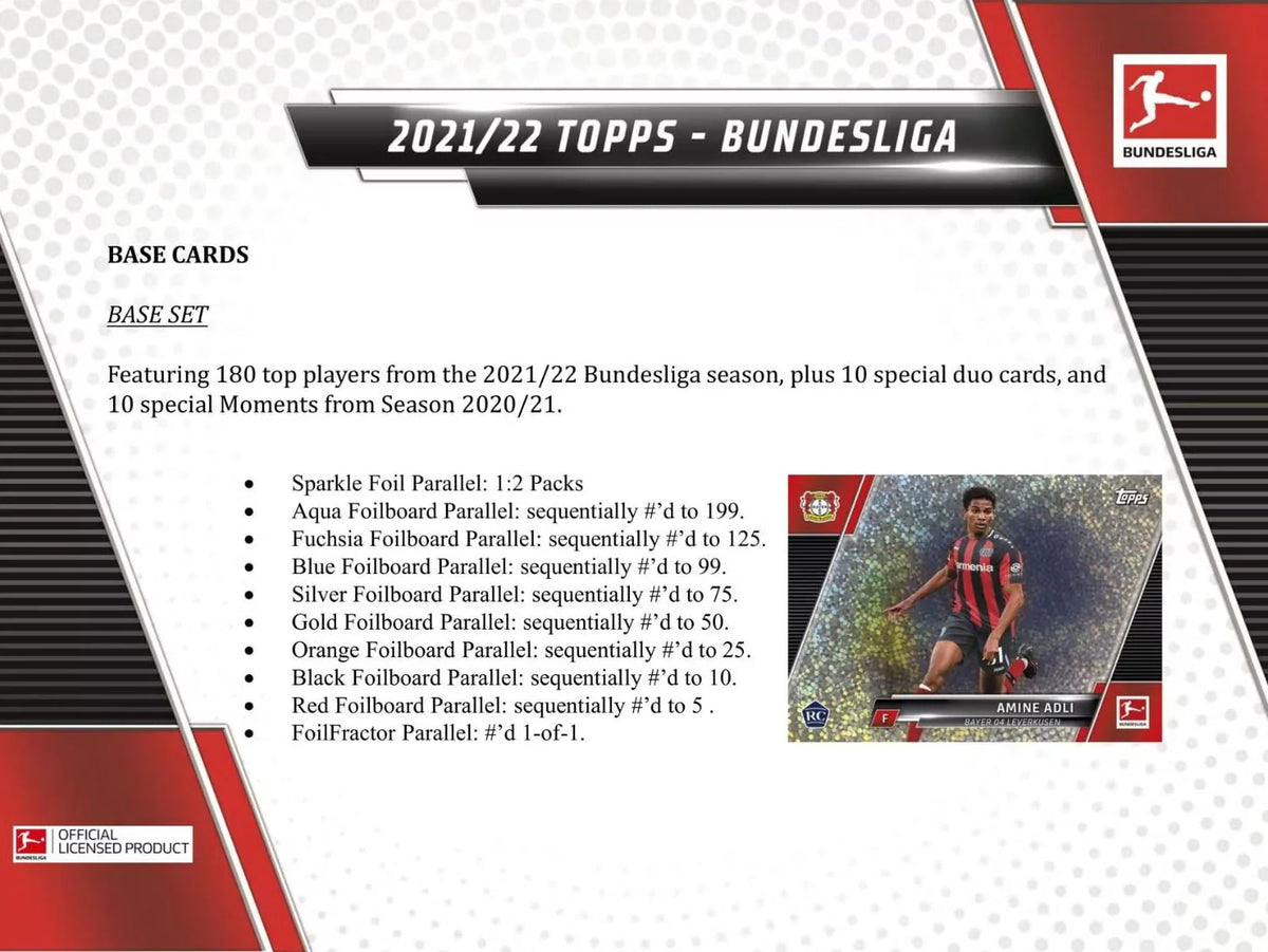 2021-22 Soccer Trading Card Box (24 Packs) R780