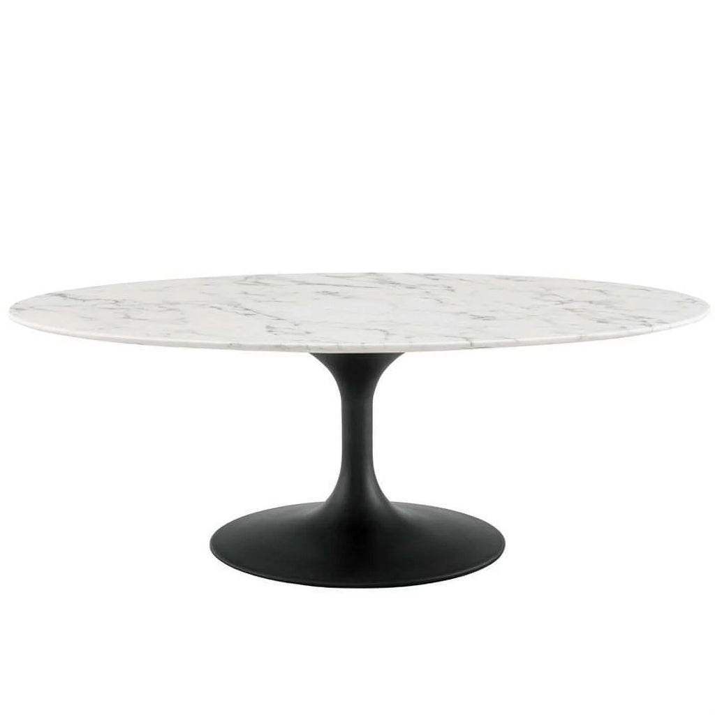 48" Oval Top Metal Coffee Table D9996