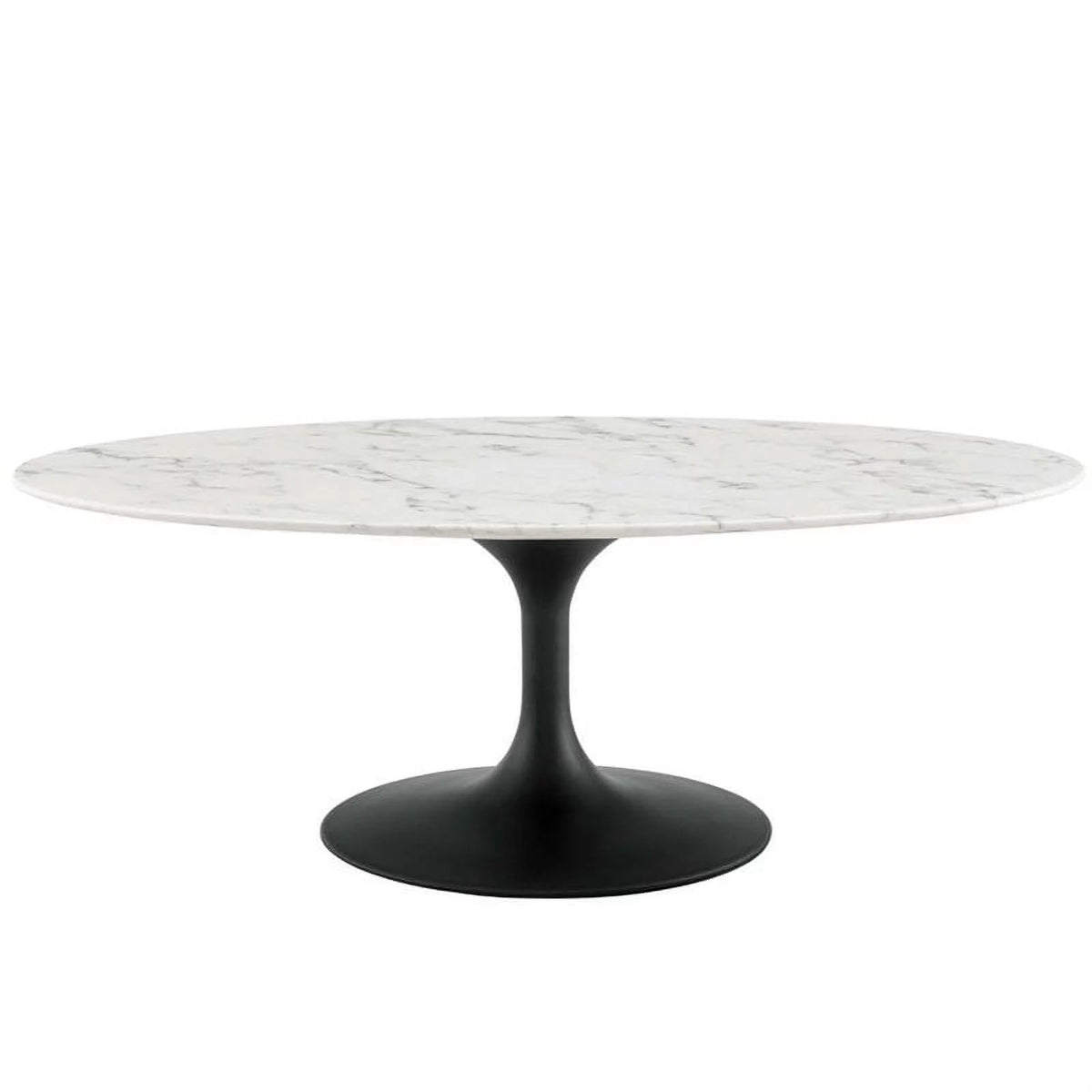 48" Oval Top Metal Coffee Table D9996
