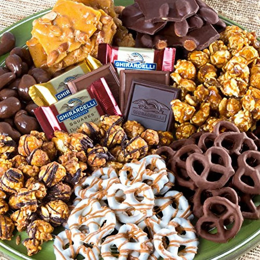 Chocolate, Caramel and Crunch Gift Basket W665943