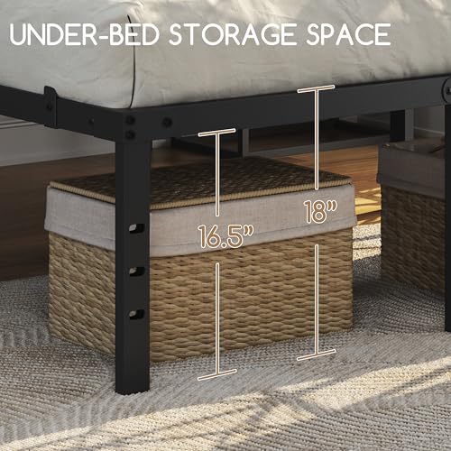 14 Inch Full Metal Platform Bed Frame with Under Bed Storage X92020