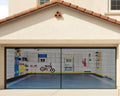 16x7FT Fiberglass Mesh Garage Door Screen with Magnetic, Pack of 2 N8095