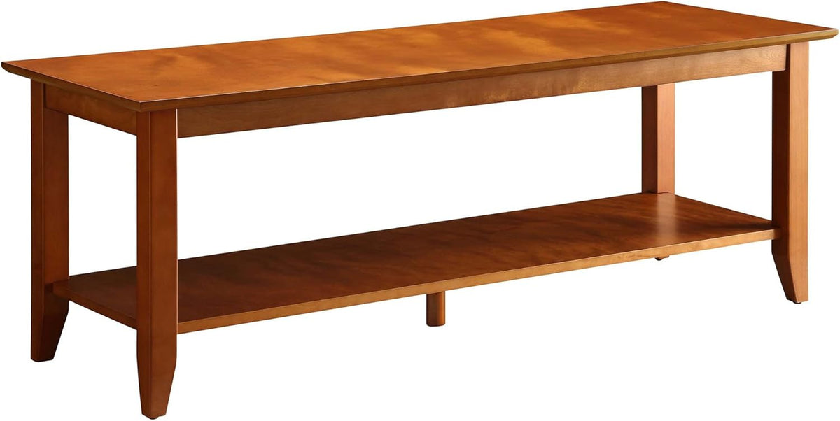 Espresso Coffee Table with Shelf Z74173