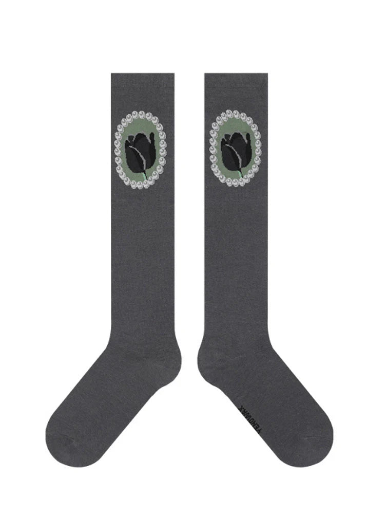 Knee-High Socks V994