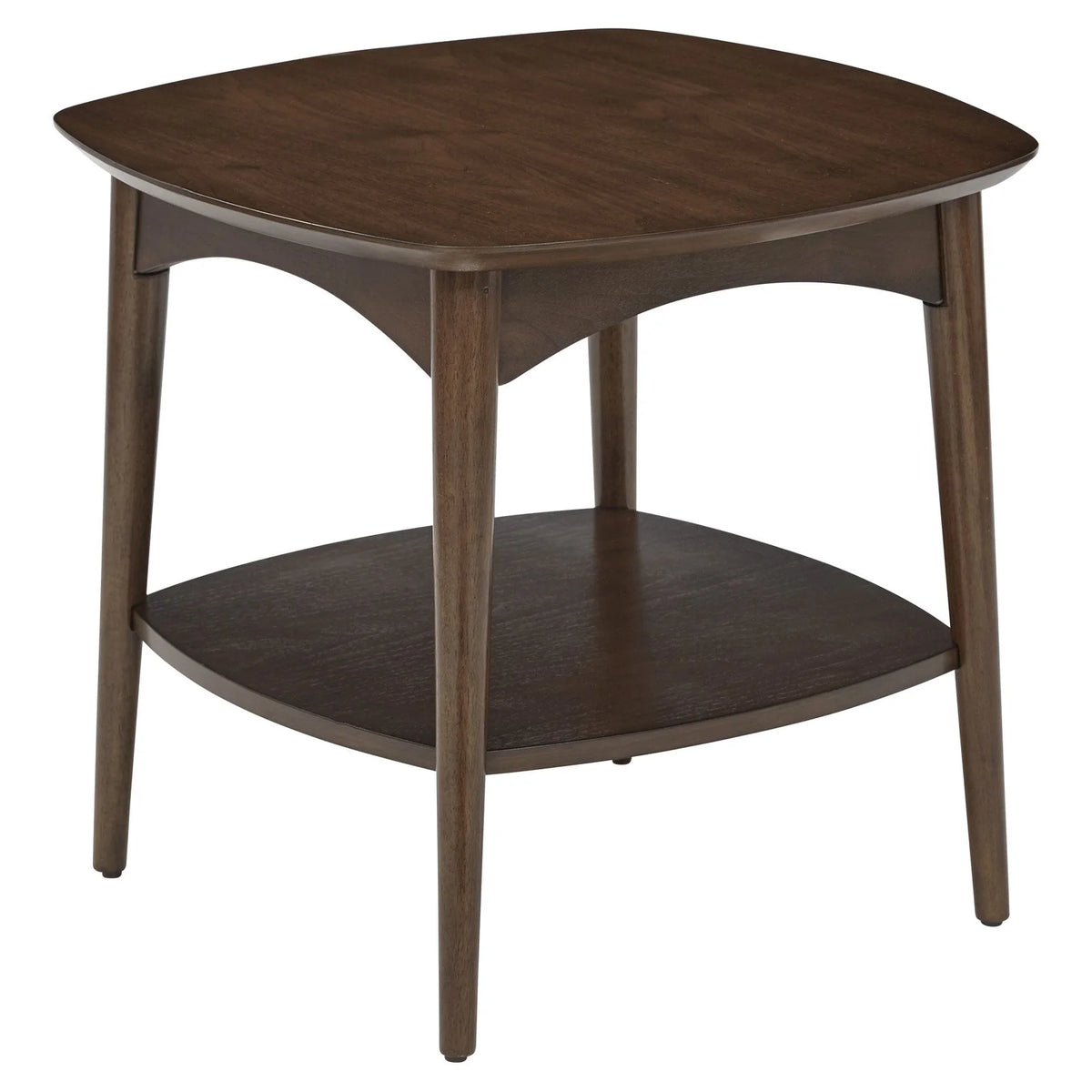 Walnut Finish Accent Table F8773