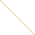 14k 3.00mm Flat Figaro Chain J93919