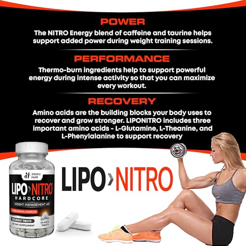 Diet Pills with Nitro Energy Dietary Supplement 120 White Tablets G259