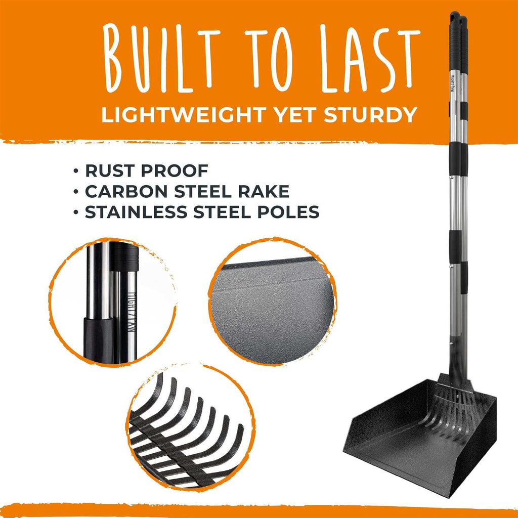 Dog Pooper Scooper and Rake Set P6624