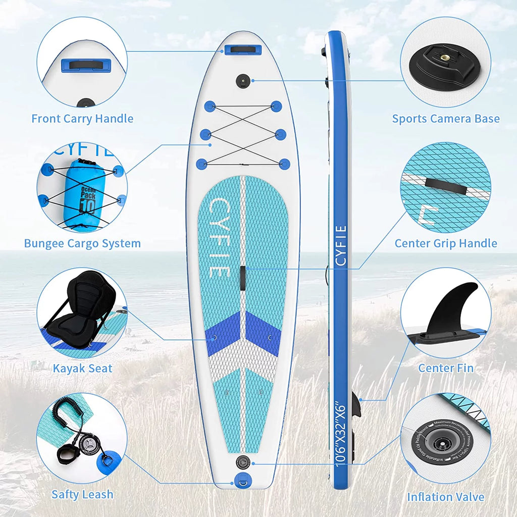 10.6 ft Inflatable Paddle Board T292269