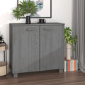 Dark Gray Solid Wood Sideboard T5047