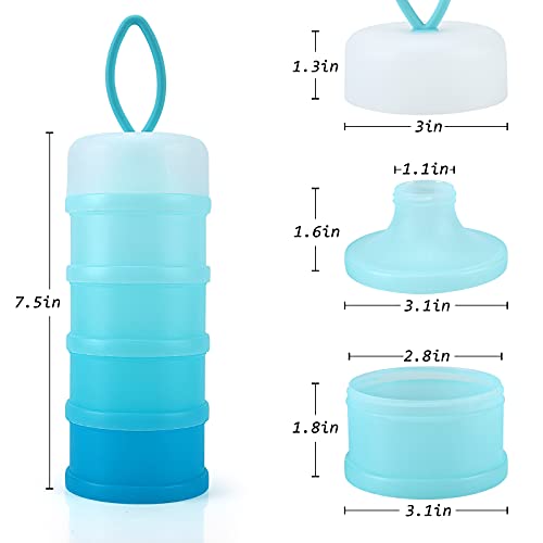 2 Pack BPA Free Stackable Baby Formula Dispenser O680013
