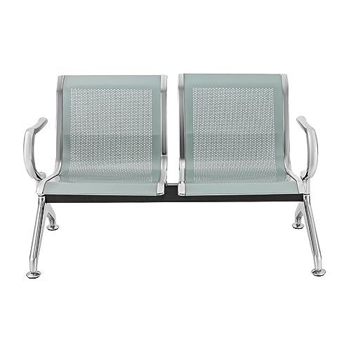 3 Seat Reception Chair Guest Bench (Blue) U469732