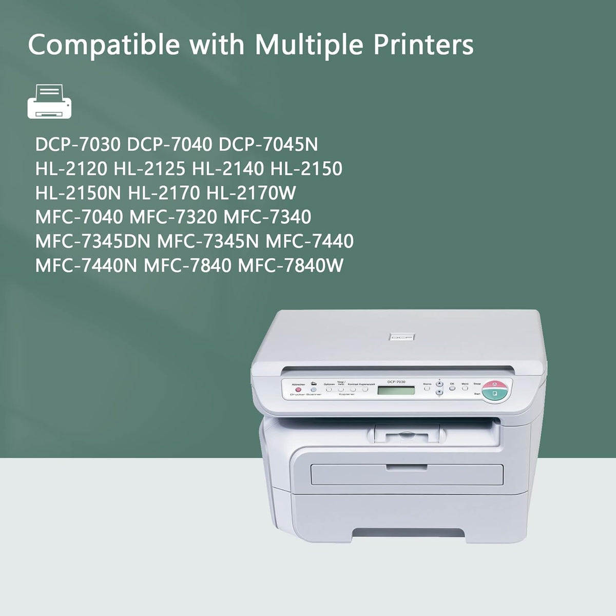 Compatible TN330 Toner Cartridge Black 3-Pack Z659