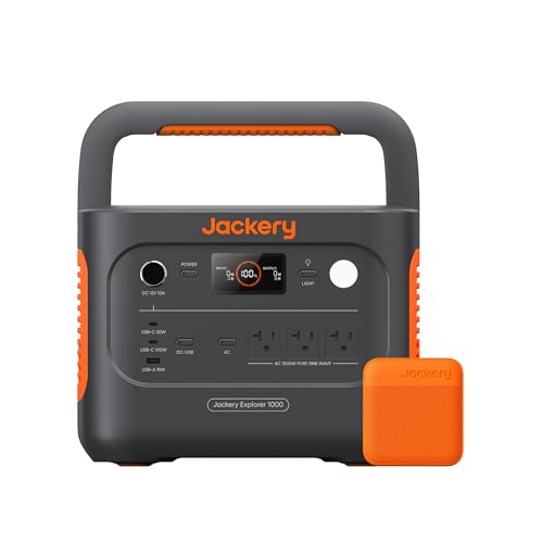 Portable Power Station, 1070Wh LiFePO4 Battery, 1500W AC/100W USB-C Output I144190