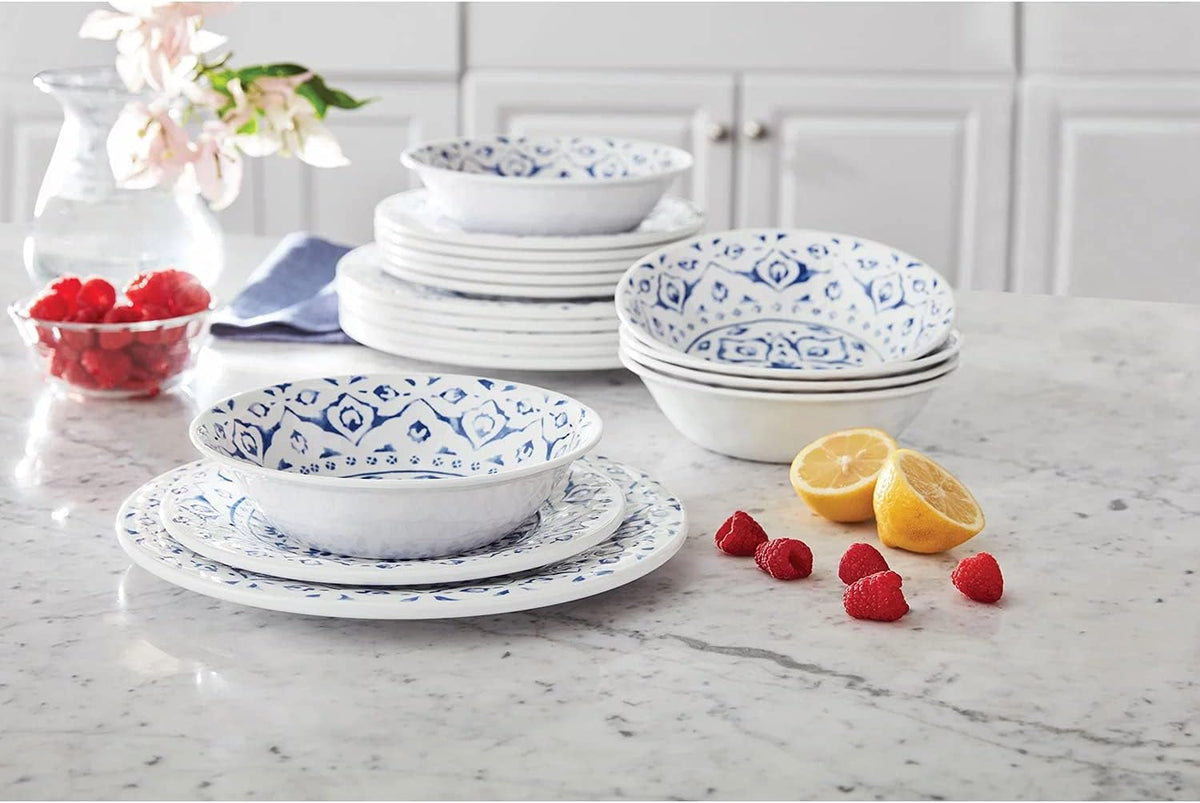 18 Piece Melamine Dinnerware Set Q702