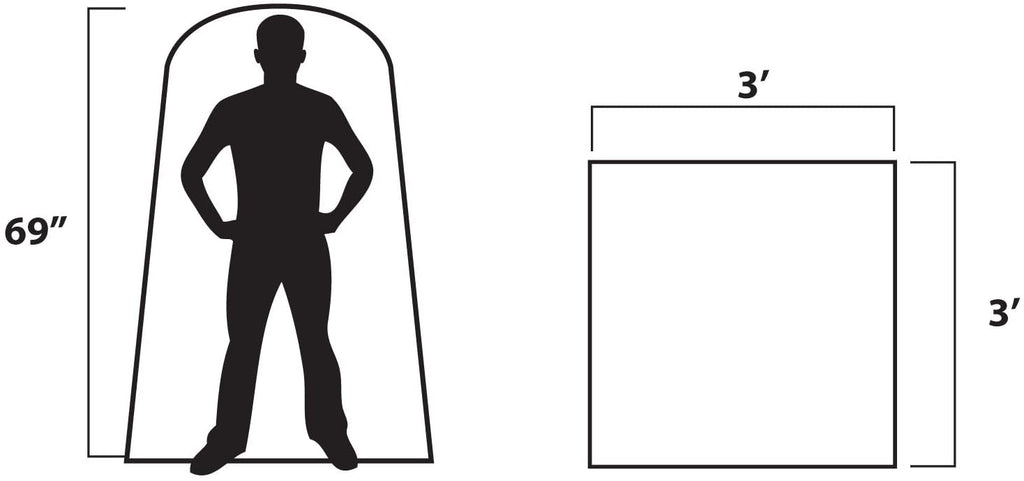 Privacy Tent with Carry Bag H379801