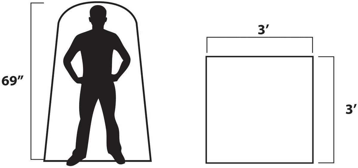 Privacy Tent with Carry Bag H379801