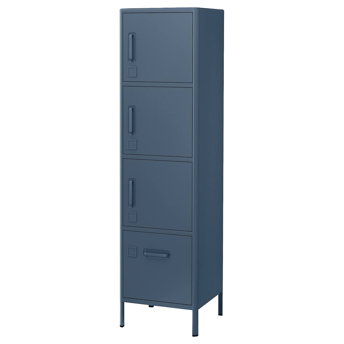 Blue Cabinet with Drawer and Doors A68062