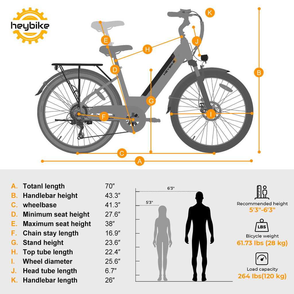 Electric Bike 500W 36V 13Ah Removable Battery 26 7-Speed Q9972