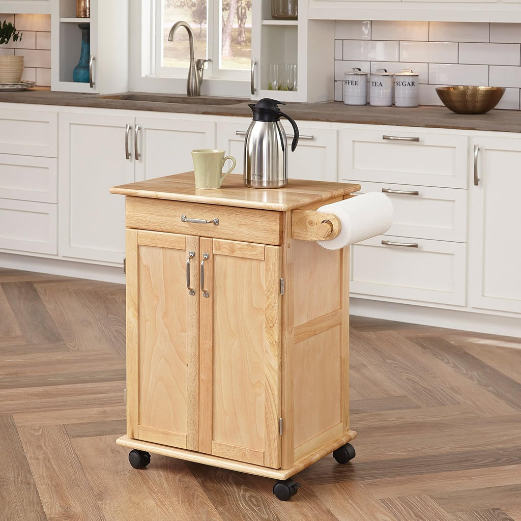 Kitchen Cart with Natural Finish J3212