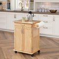 Kitchen Cart with Natural Finish J3212